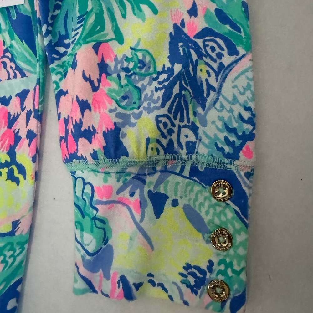 NWT Lilly Pulitzer UPF 50+ Sophie Mermaid Cove Dress - Picture 9 of 10